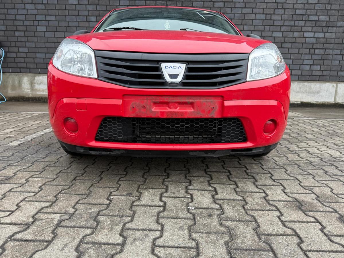 Dacia Sandero SD original Stoßstange Stoßfänger vorne OV21D Red Passion BJ09